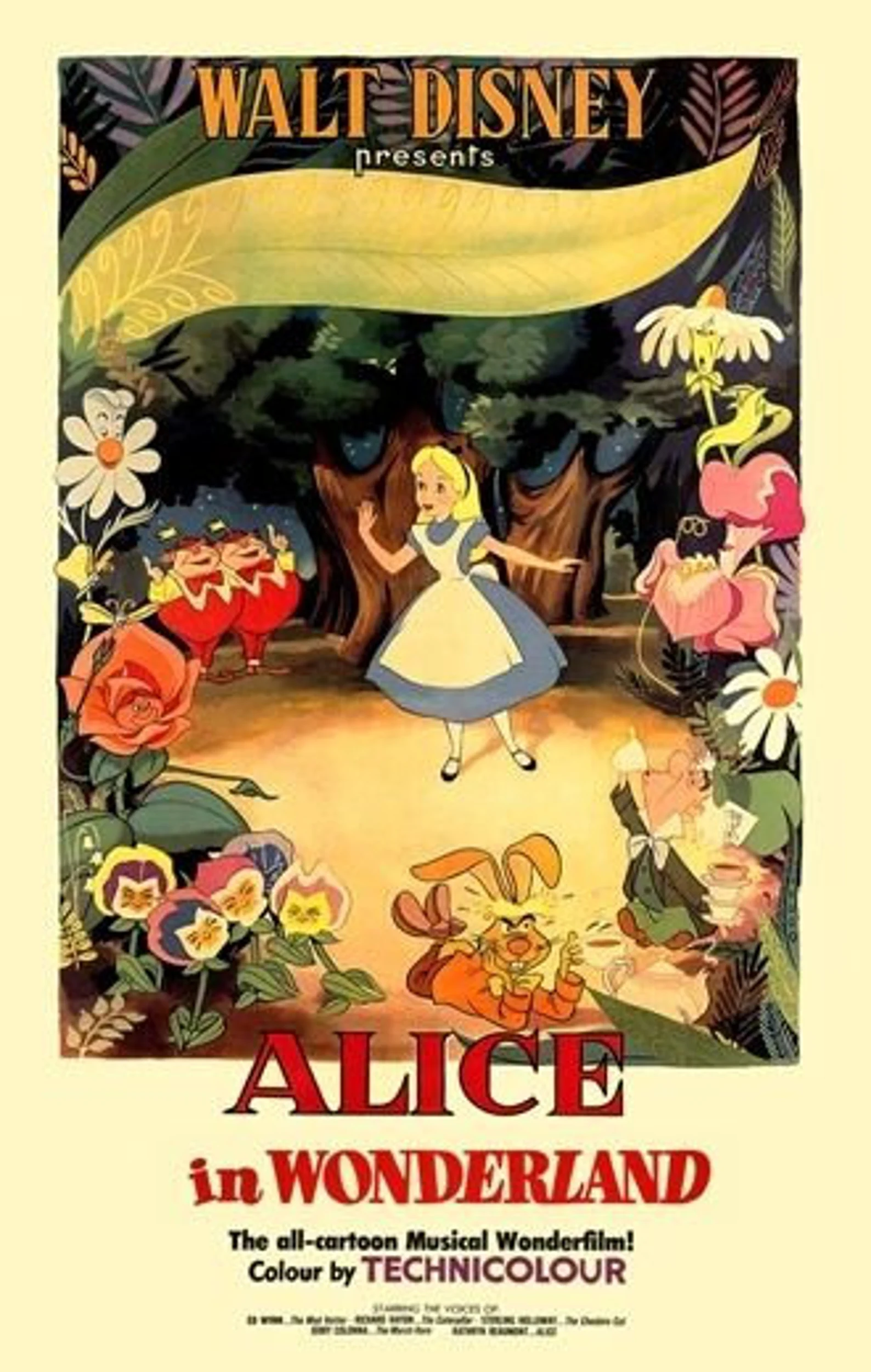Alice in Wonderland (1951) Poster