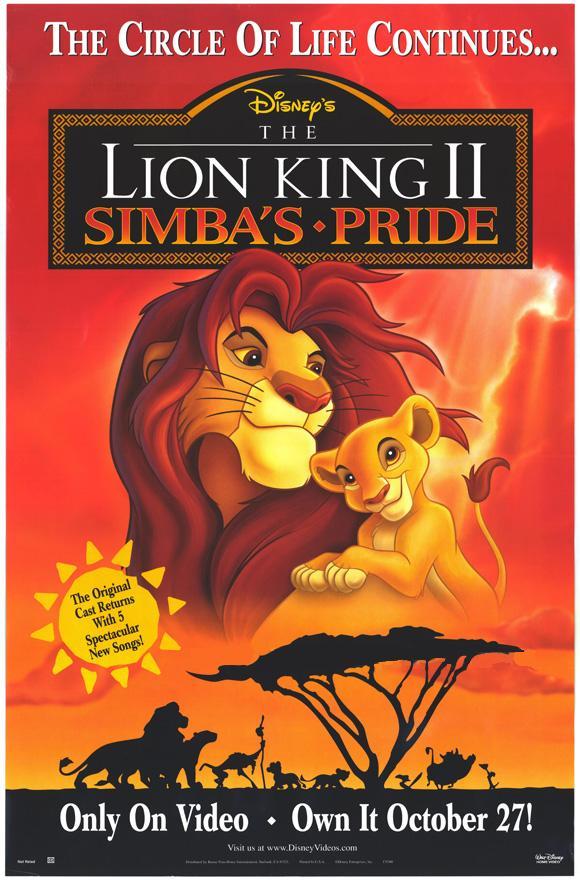 The Lion King II: Simba’s Pride (1998) Poster