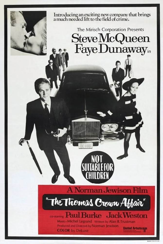 The Thomas Crown Affair (1968) Poster